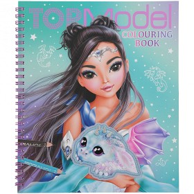 Bild på TOPModel Målarbok med paljetter (Dragon Love)