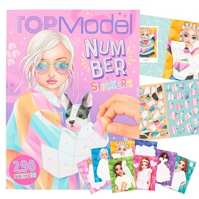 Bild på TOPModel Nummer Stickersbok