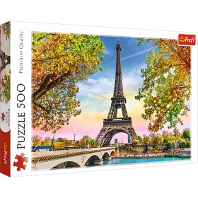 Bild på Trefl Pussel Romantiska Paris (500-bitar)