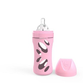 Bild på Twistshake Anti-Colic Glasflaska 260ml (Pastell Rosa)