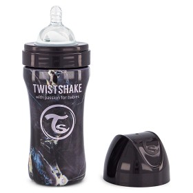 Bild på Twistshake Anti-Colic Stål 330ml (Marble Black)