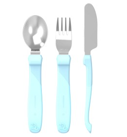 Bild på Twistshake Bestick Rostfritt (Pastell Blå)