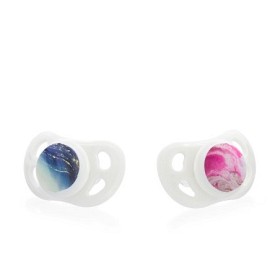 Bild på Twistshake Napp 0-6 mån 2-pack (Marble Pink Purple)