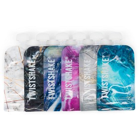 Bild på Twistshake Squeeze Bag Marble (100ml 6-pack)
