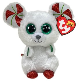 Bild på TY Beanie Boos Christmas Mouse  15 cm (Chimney)