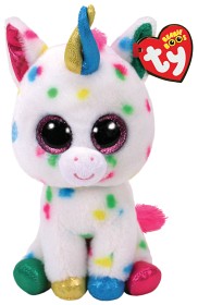 Bild på TY Beanie Boos Harmonie speckled unicorn 23 cm