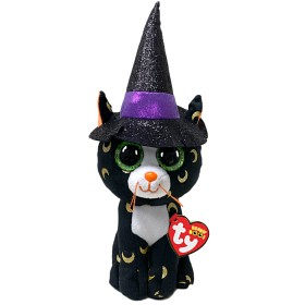 Bild på TY Beanie Boos Katt med häxhatt 15 cm (Pandora)