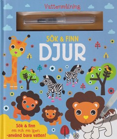 Bild på Vattenmålning sök och finn Djur