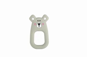Bild på Virgel Baby Bitring Nalle 2-pack (Grå/Vit)