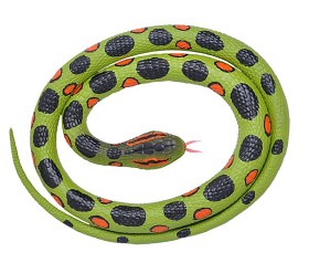 Bild på Wild Republic Gummiorm Anaconda 117 cm