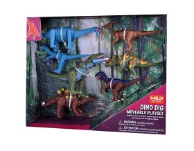 Bild på Wild Republic Moveable Dinosaur Set