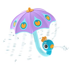 Bild på Yookidoo Fill 'N' Rain Peacock Umbrella (Lila)