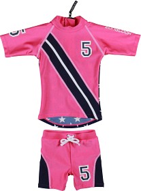 Bild på Zunblock UV-set Kort ärm Stars an Stripes (Rosa) (86/92)