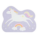 A Little Lovely Company Underlägg Jumping Unicorn (Lila)