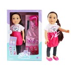 Be Friends Docka 46 cm med tillbehör frisör 