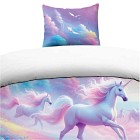 Borganäs Påslakanset 150x210 cm Unicorns