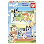 Educa Bluey Träpussel (2x50-bitar)