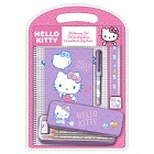 Hello Kitty Skrivset med pennskrin och anteckningsbok (Rosa)