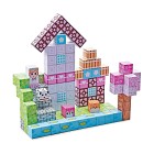 Mag&Play Building cubes 2 cm 110 st (Rosa)