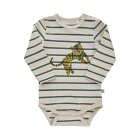 MINYMO Långärmad Body (Beige/Blå)