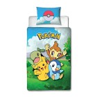 Pokémon Påslakanset 150x210 cm (Mix)