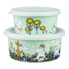 Rätt Start Mumin Äng Snackbox 2-pack (Grön)