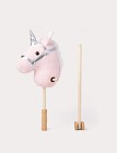 Teddykompaniet Käpphäst Enhörning Delbar 100 cm (rosa)