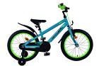 Volare Rocky Barncykel 18" Fotbroms (Blå/Grön)