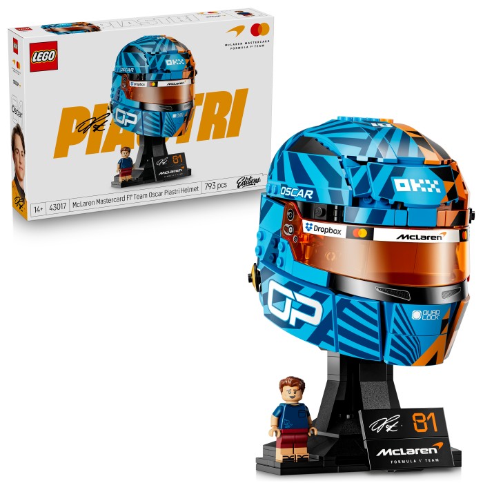LEGO Editions Formula 1 43017 McLaren Mastercard F1 Team Oscar Piastri hjälm