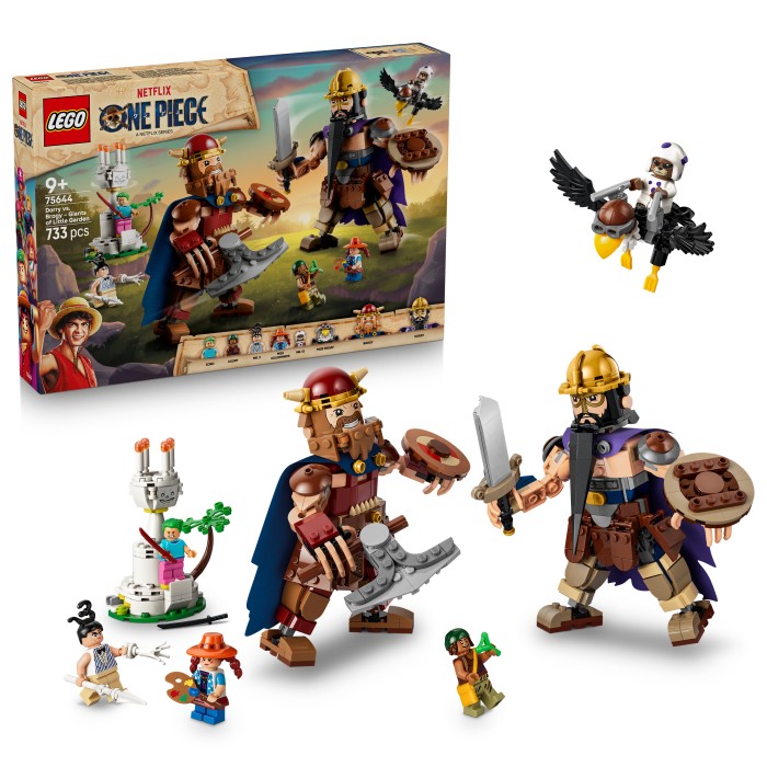 LEGO ONE PIECE 75644 Dorry mot Brogy – jättarna i Little Garden