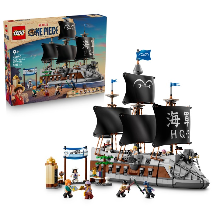 LEGO ONE PIECE 75646 Garps marinfartyg